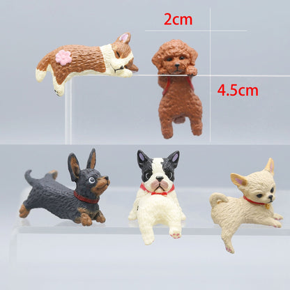 ⏰🔥LAST DAY 59% OFF - Hand-Painted Mini Cat Desk Figurines 😺 Set of 5 Cute Cartoon Kitty Companions